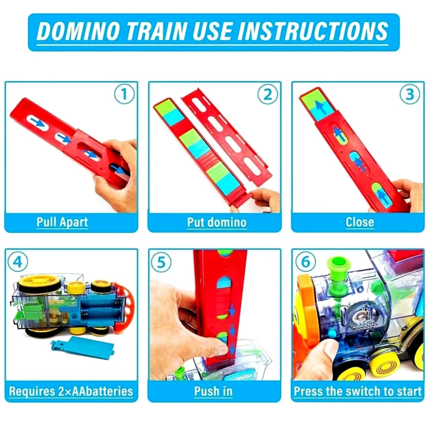 4887 Play Game Transparent Funny Train Engine With Blocks Set 60 Blocks Toy With Music And Lights Automatic Blocks Toy Train Set For Kids ( Batteries Not Included) - Zidbik