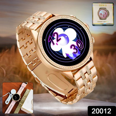 Gen 9 Diamond Strap Latest Smartwatch Hd Display 2 Straps (1 Set) - Zidbik