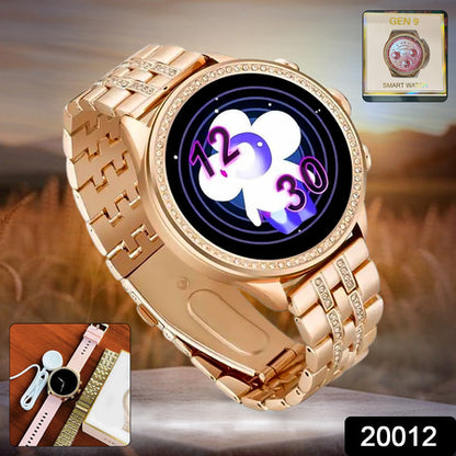 Gen 9 Diamond Strap Latest Smartwatch Hd Display 2 Straps (1 Set) - Zidbik