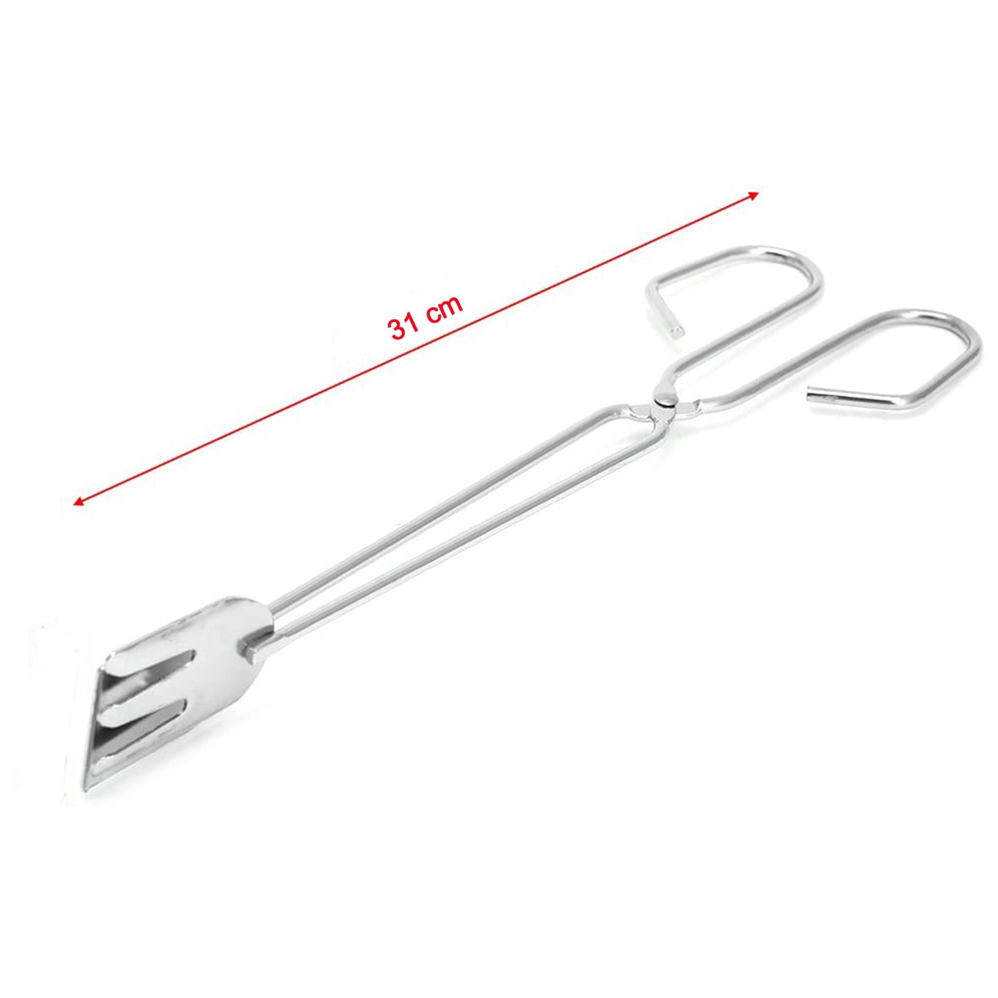 2883 31cm Multi Functional Metal Bbq Clip Tongs Clamp For Garbage Charcoal Serving Tools - Zidbik
