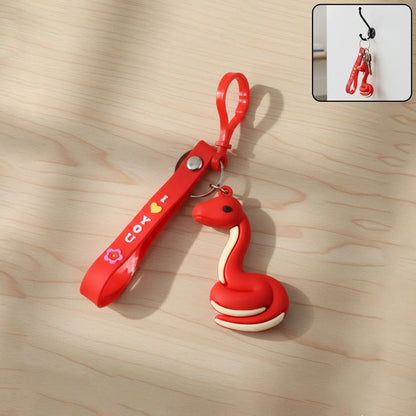 Cute Cartoon Snake Keychain (1 Pc) - Zidbik