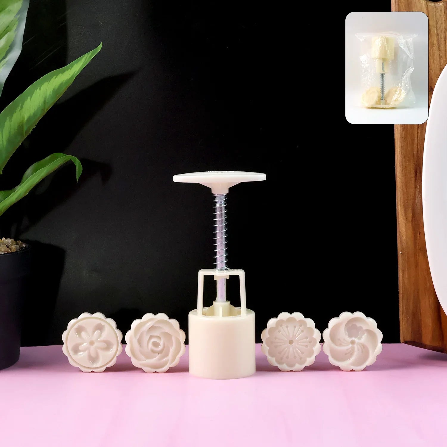 Spring Press Cookie Pastry Mold - (Set) - Zidbik