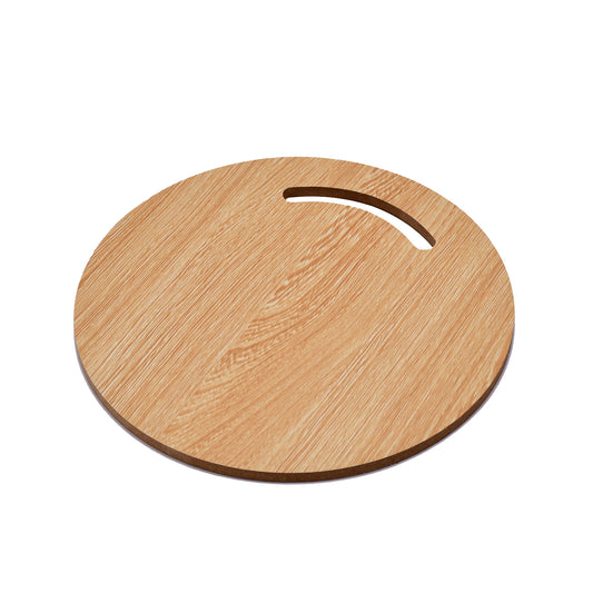 7123 Wooden Round Chopping Board  For Chopping Fruit  Vegetable - Zidbik