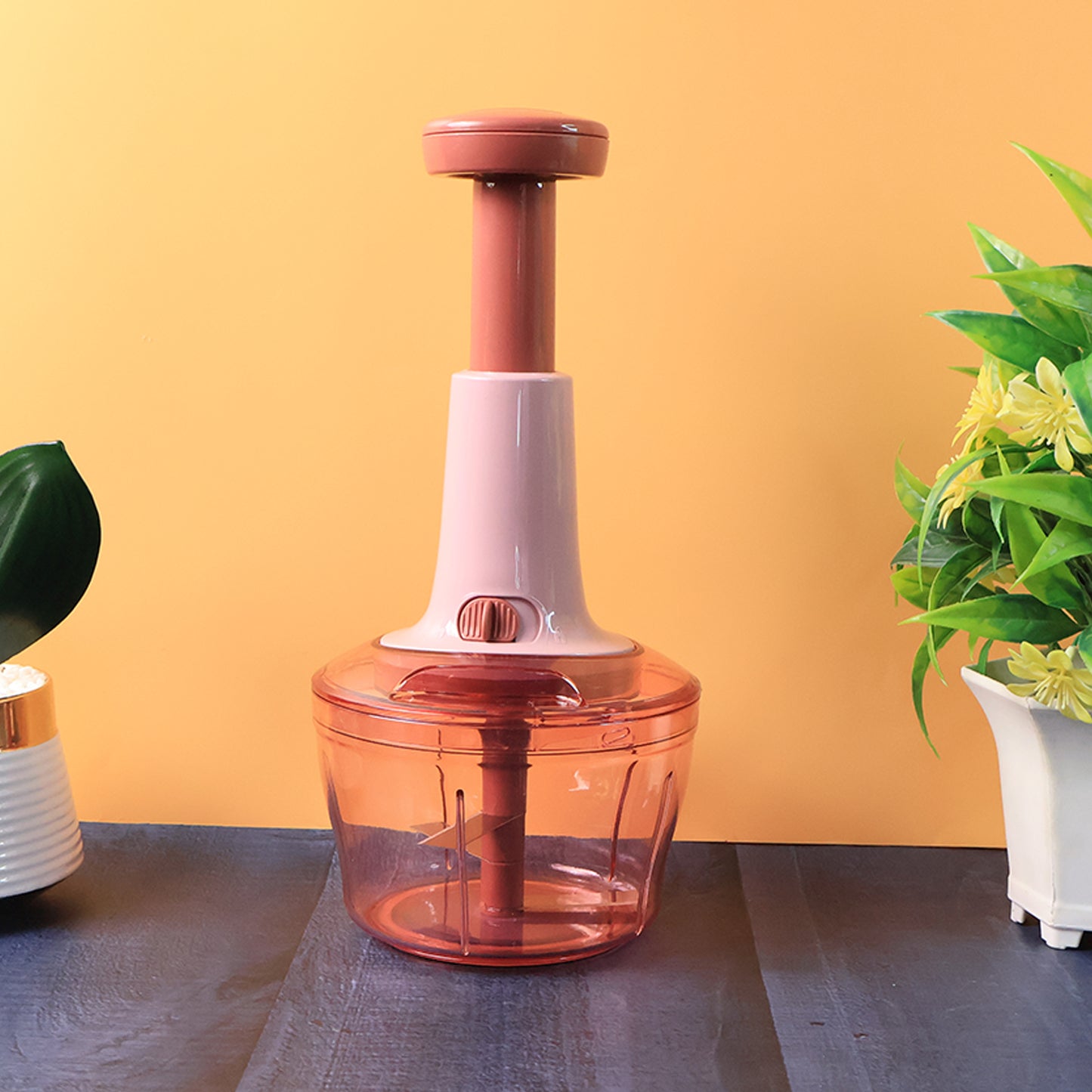 Apex Smart Manual Vegetable  Fruit Chopper With 800 Ml Capacity - Zidbik