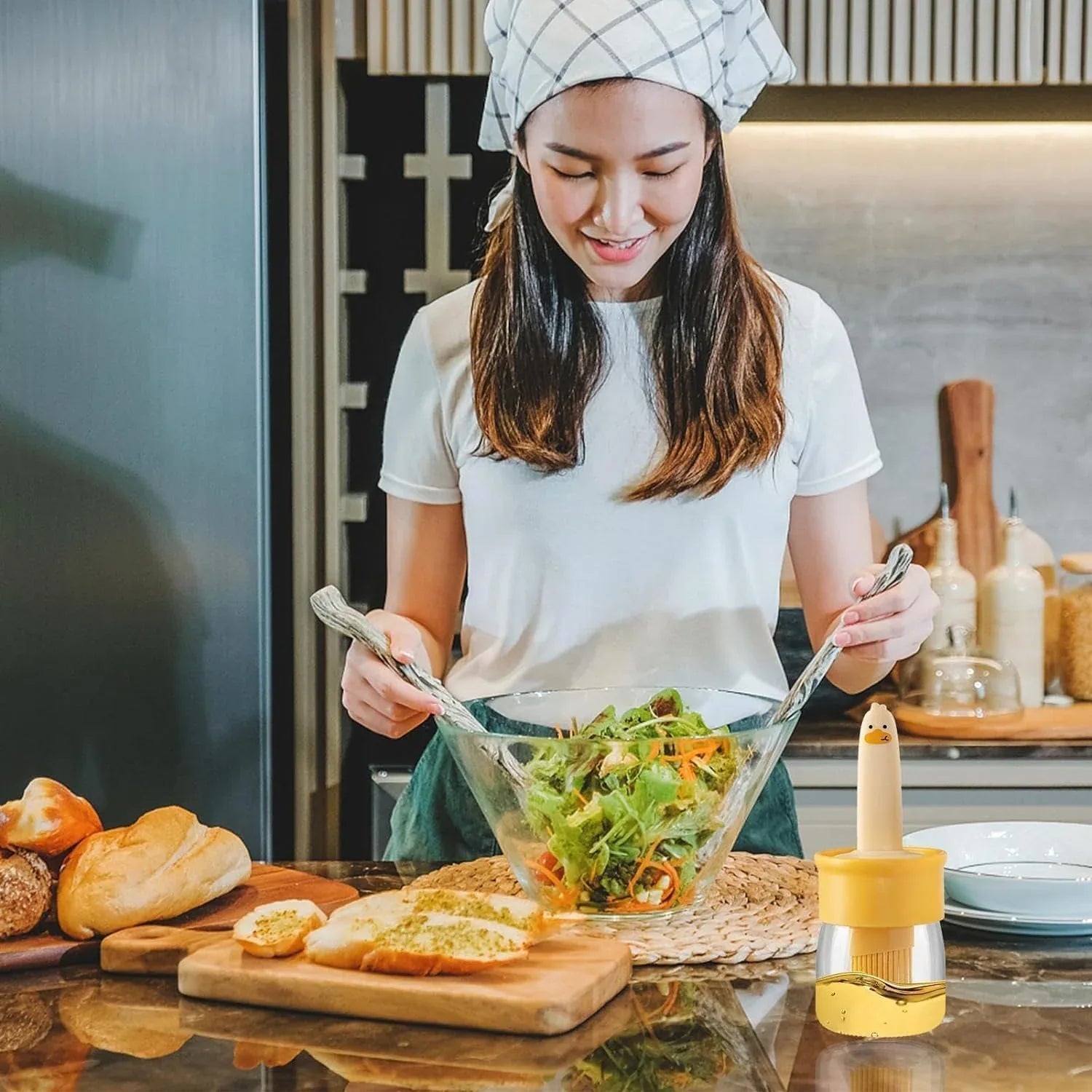 2-in-1 Oil Dispenser Bottle (1 Pc) - Zidbik