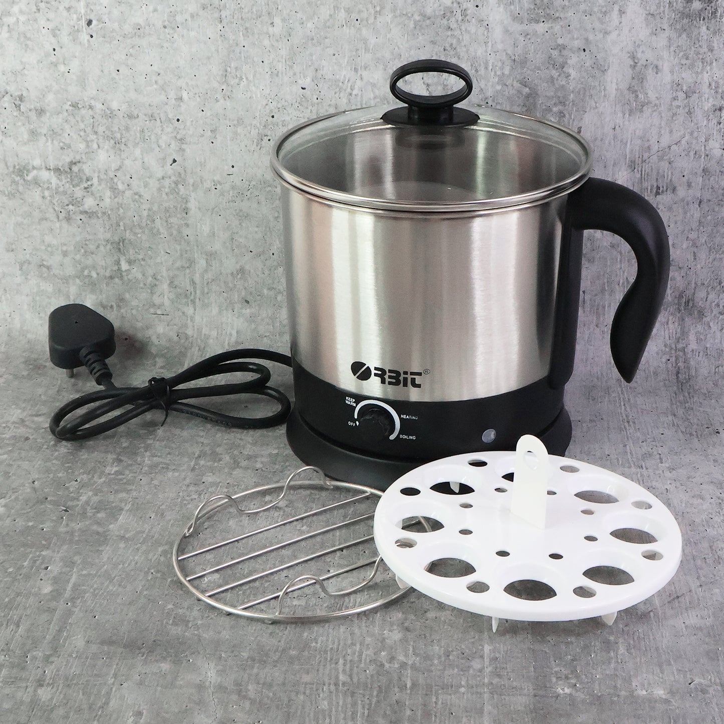 Orbit Electric Idli Cooker And Steamer - 650w - Zidbik