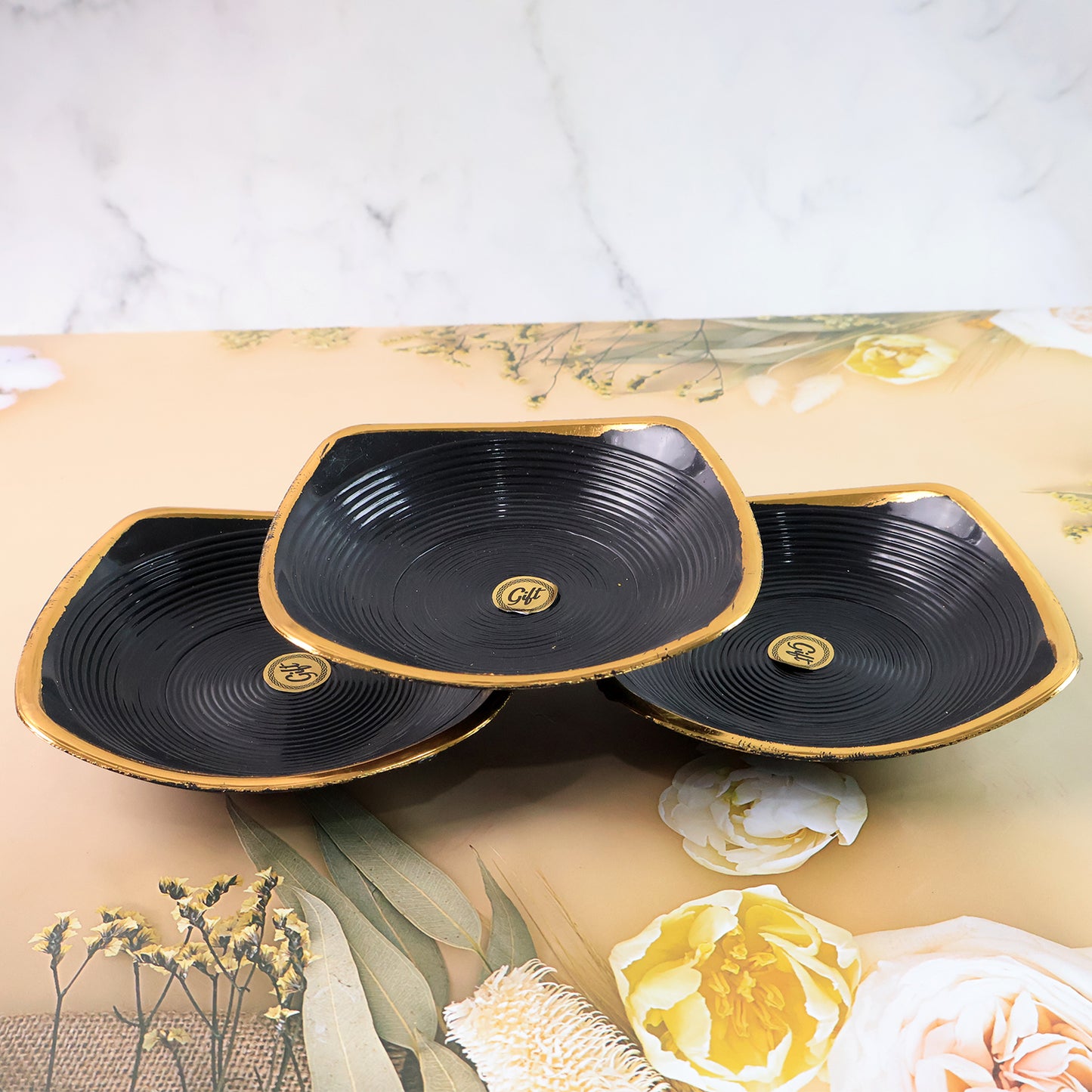 8237 Sweet Buzz Ceramic Tea  Cups  Mug Set With Seashell Shape Serving Bowl Milk Cup Coffee Cup Tea Cup Breakfast Cup Drinking Mug Or Outdoor For Household Gift For Birthday Wedding Party (8 Pcs Set) - Zidbik