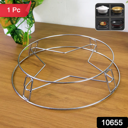 Heavy Duty Stainless Steel Gas Stove Stand (1 Pc) - Zidbik
