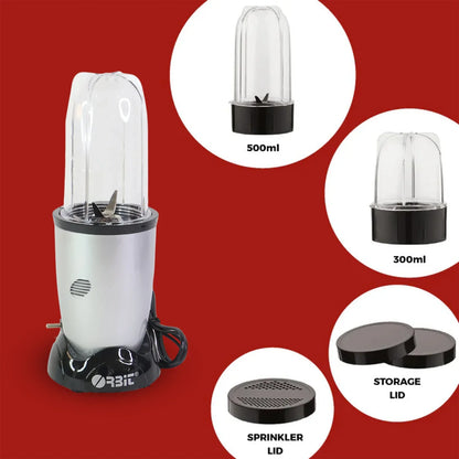 Orbit Multi-purpose Bullet Mixer - 400w With 2 Jar - Zidbik