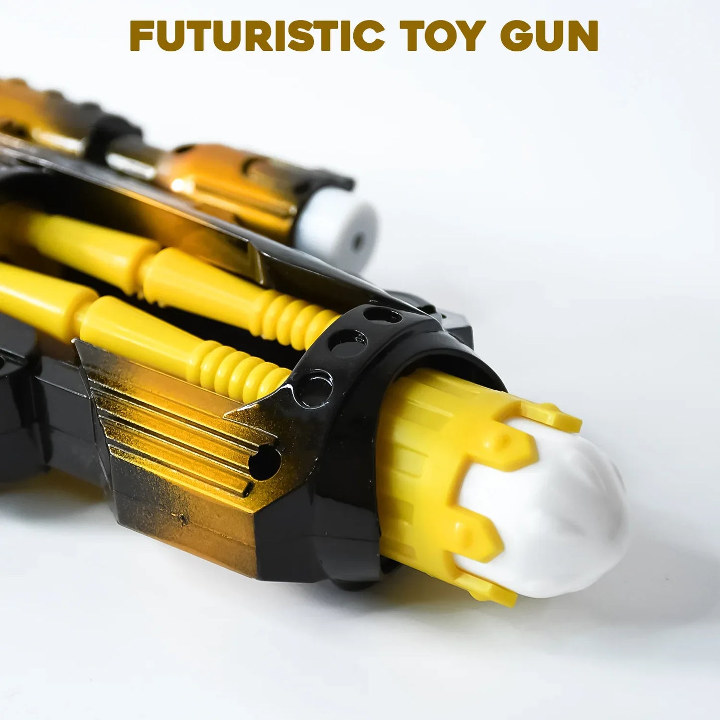 Ttg Led Laser Gun Toy Battery Operated Space Blaster With Flashing Lights Sound (1 Set) - Zidbik
