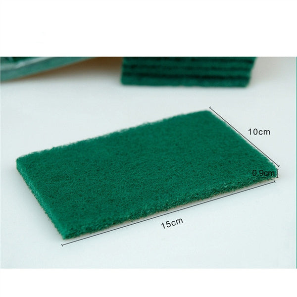 3410 Scrub Sponge Cleaning Pads Aqua Green  10pcs - Zidbik