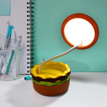 Burger Delight Folding Led Night Lamp (1 Pc) - Zidbik