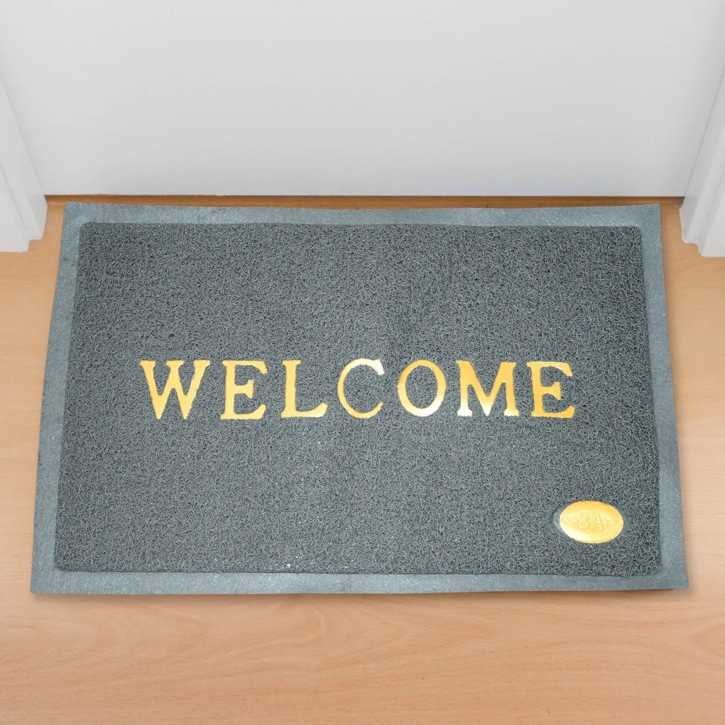 8822 Welcome Door Mat For Home Entrance Outdoor Mat Anti Slip Heavy Duty And Waterproof Easy To Clean For Entry For Bedroom Living Room (23x15 Inch) - Zidbik