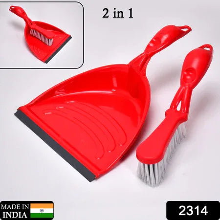 2314 Dustpan Set With Brush Dust Collector Pan With Long Handle Supadi Multipurpose Dust Collector Cleaning Utensil Flat Scoop Handheld Sweeping Up And Carrying Container - Zidbik