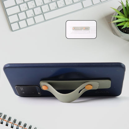 Olive Green Phone Loop Finger Holder Phone Grip Straps Silicone Phone Finger Strap (1 Pc) - Zidbik