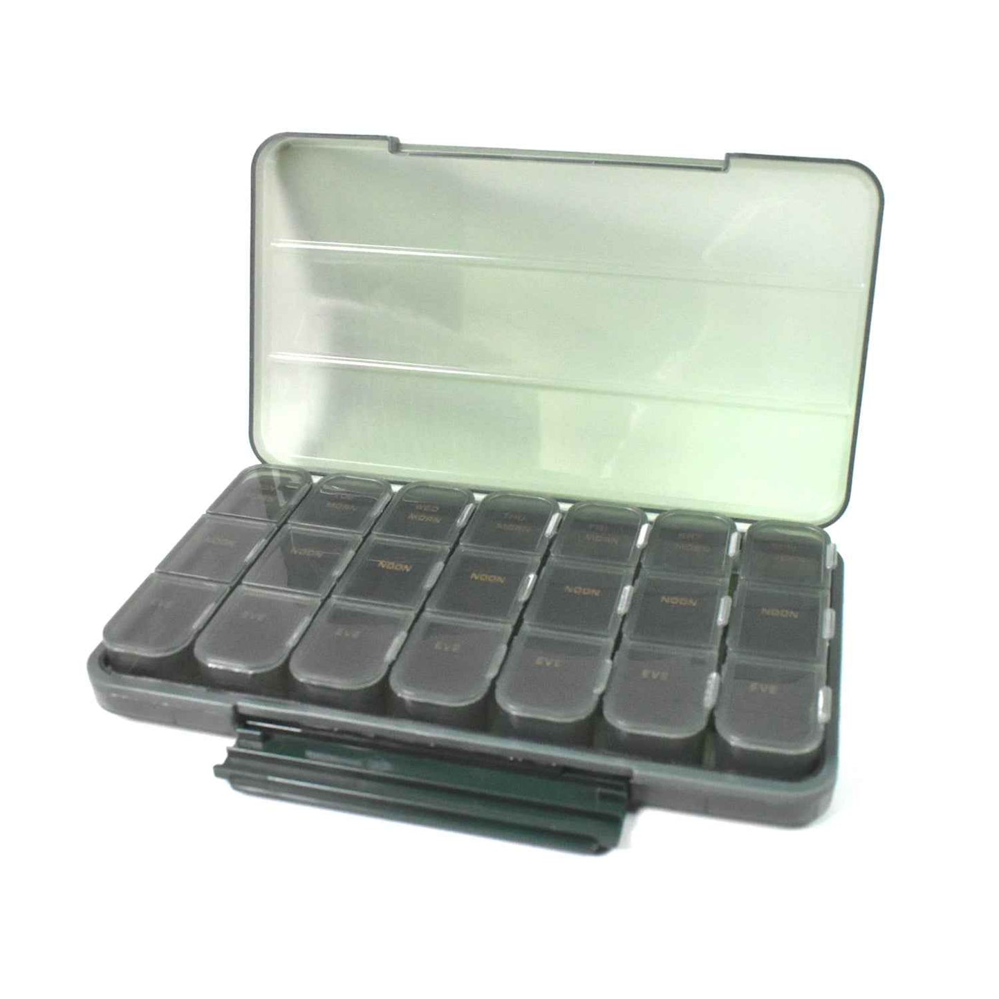 Portable Pill Box Organizer - Weekly Pill Keeper with 21 Grid Container (1 Pc)