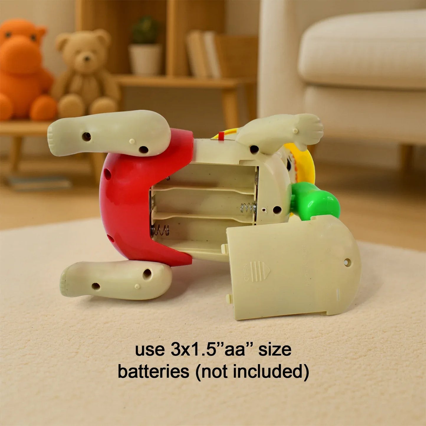 Battery Operated Crawling Baby Toy With Music - Zidbik