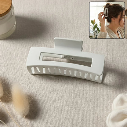 Large Stylish Plastic Hair Clip (1 Pc) - Zidbik