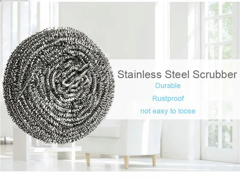 2383 Round Shape Stainless Steel Ball Scrubber - Zidbik