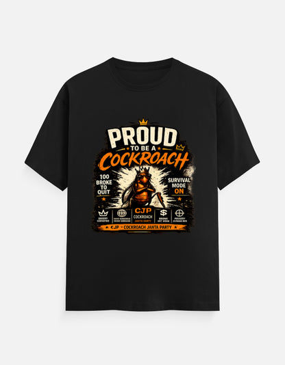 Cockroach Janata Party Oversized Unisex T-Shirt | Premium Graphic Printed Tee