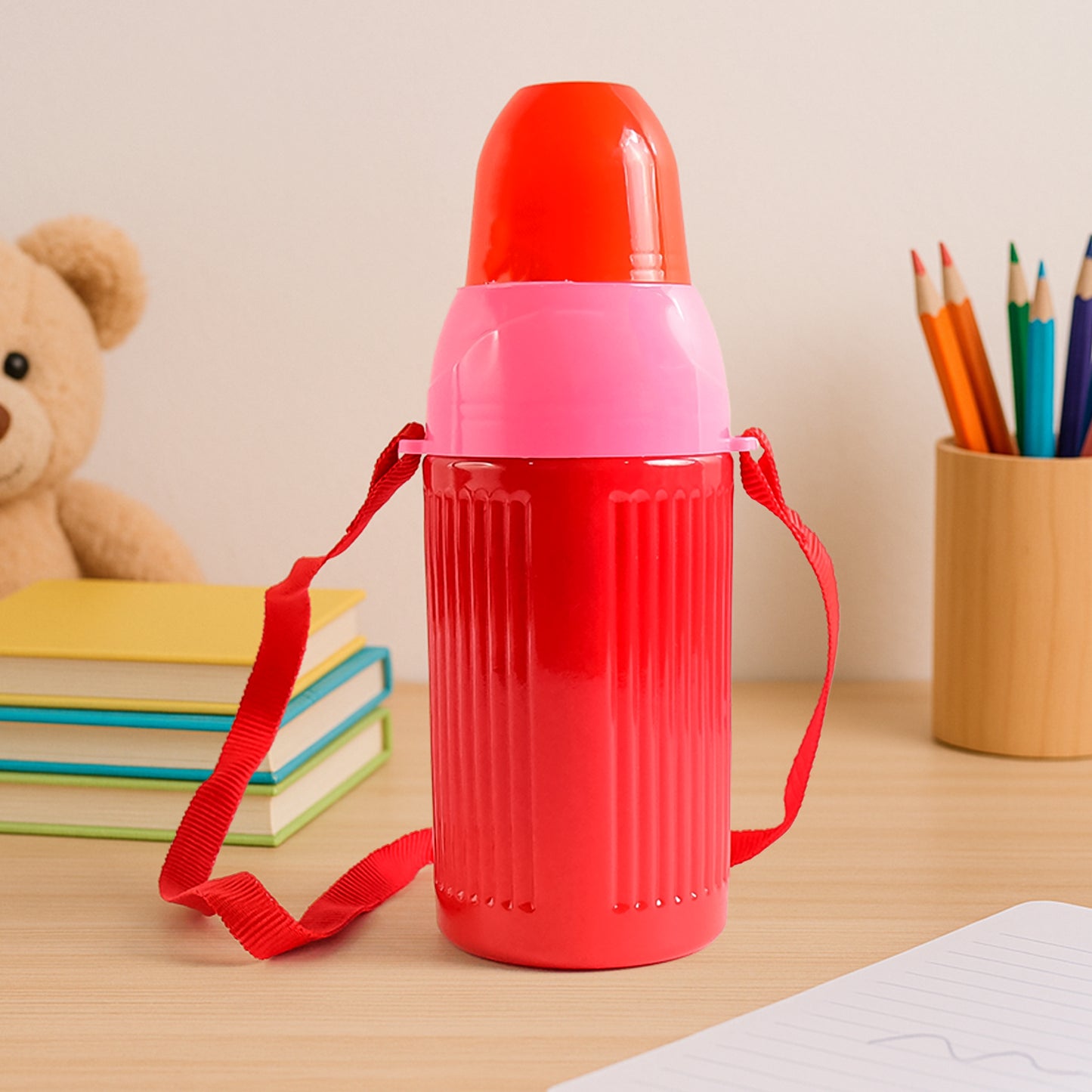 500ml Kids Insulated Plastic Water Bottle (1 Pc) - Zidbik