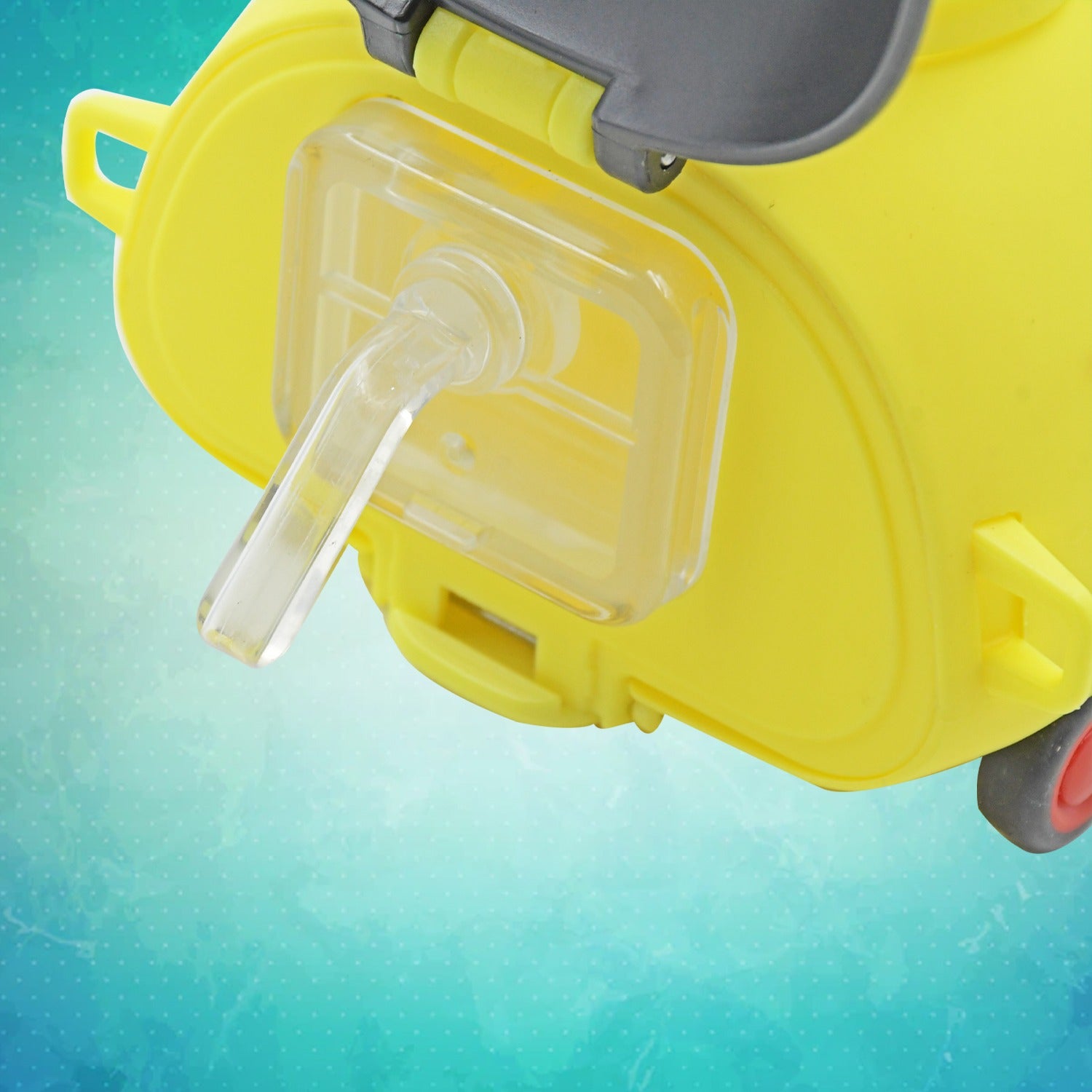 8822 Cute Plastic Bug Shape Water Bottle With Adjustable Shoulder Strap 4 Wheel   Straw Portable Drinking Cup Water Bottle For Kids  Water Bottle  Return Gift For Kids  Water Bottle With Straw  School Kinds Water Bottle (1 Pc) - Zidbik