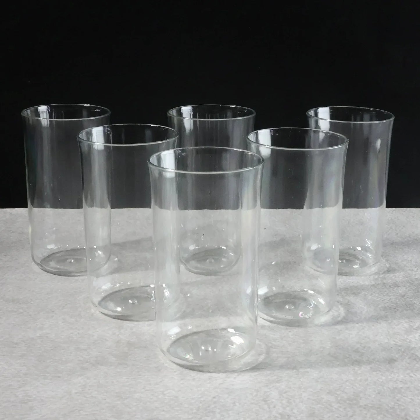 Glossy Plastic Glass Set (6 Pc 300 Ml) - Zidbik