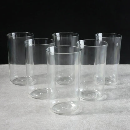 Glossy Plastic Glass Set (6 Pc 300 Ml) - Zidbik