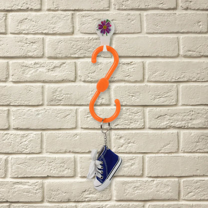 S Shape Plastic Hooks Hanger For Hanging Cloth (3 Pcs Set) - Zidbik