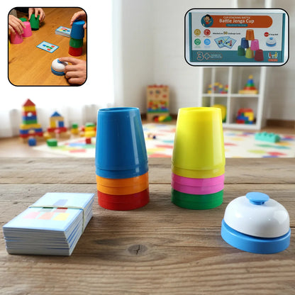 Cup Stacking Battle Challenge Game Set (1 Set) - Zidbik