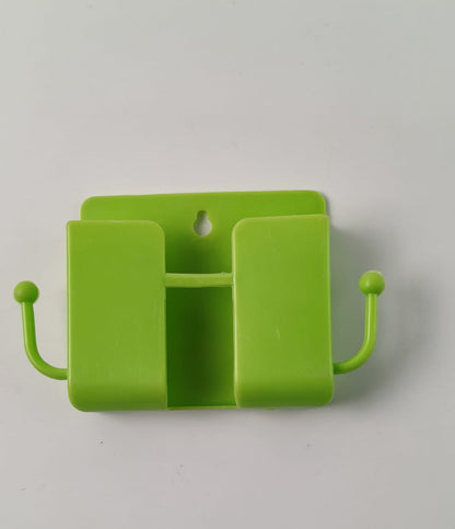 1 Pc Neon Green Wallmount Mobile Stand With Hook - Zidbik