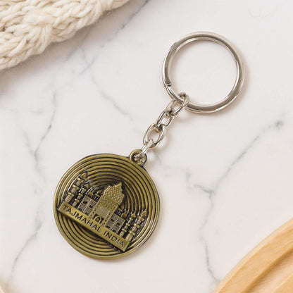 Premium Taj Mahal India Souvenir Keychain (1 Pc) - Zidbik