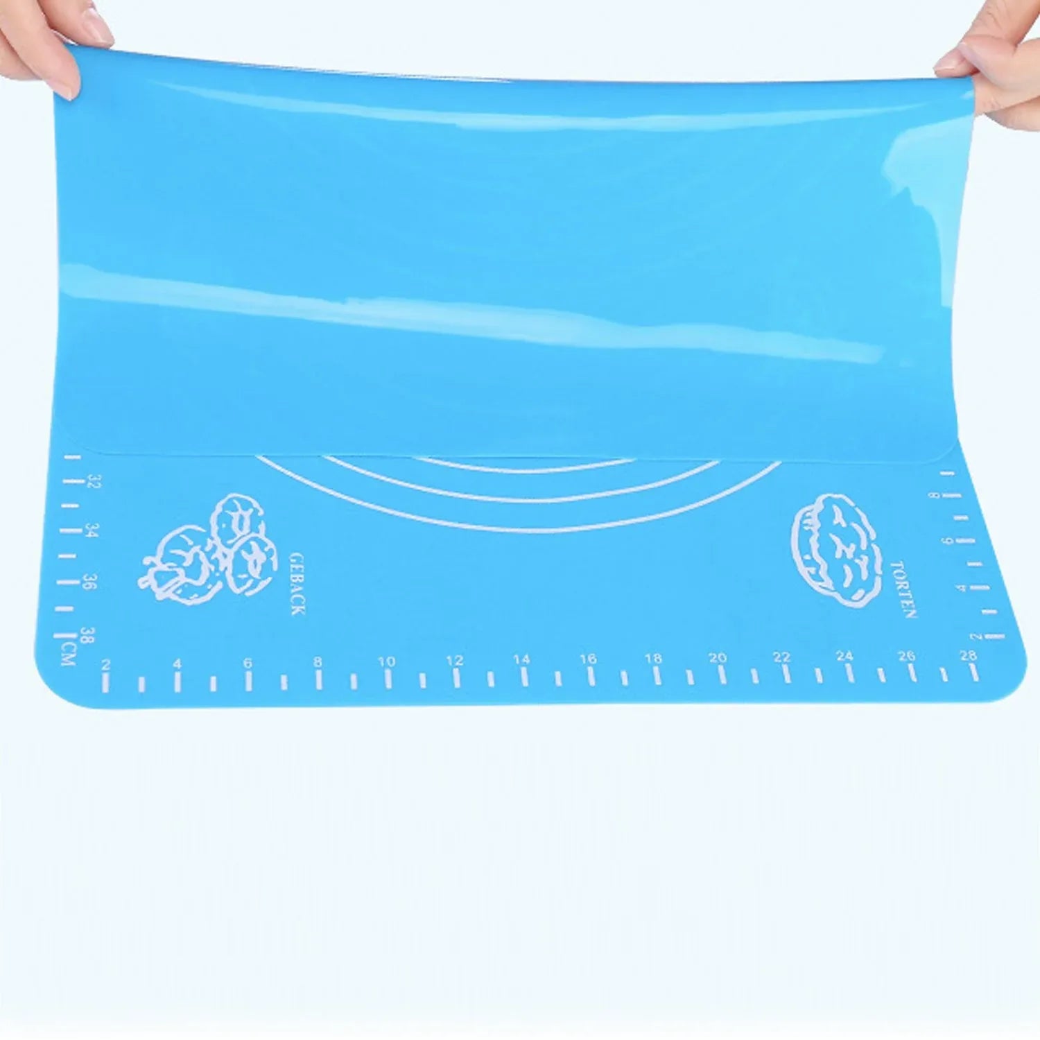 2535 Rolling Mat Silicone Baking Mat Fondant Mat Sheet Chapati - Zidbik
