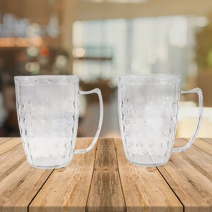 Apex Mocktail Mug Glass (2 Pc Set 400 Ml) - Zidbik