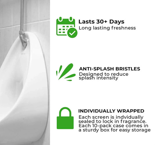 1310 Anti Splash Urinal Round Screen Mat - Zidbik