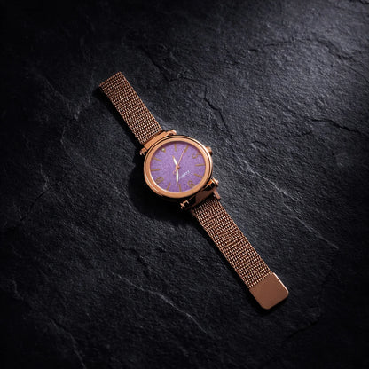 Elegant Ladies Wrist Watch With Stylish Dial And Premium Gift Box - Zidbik