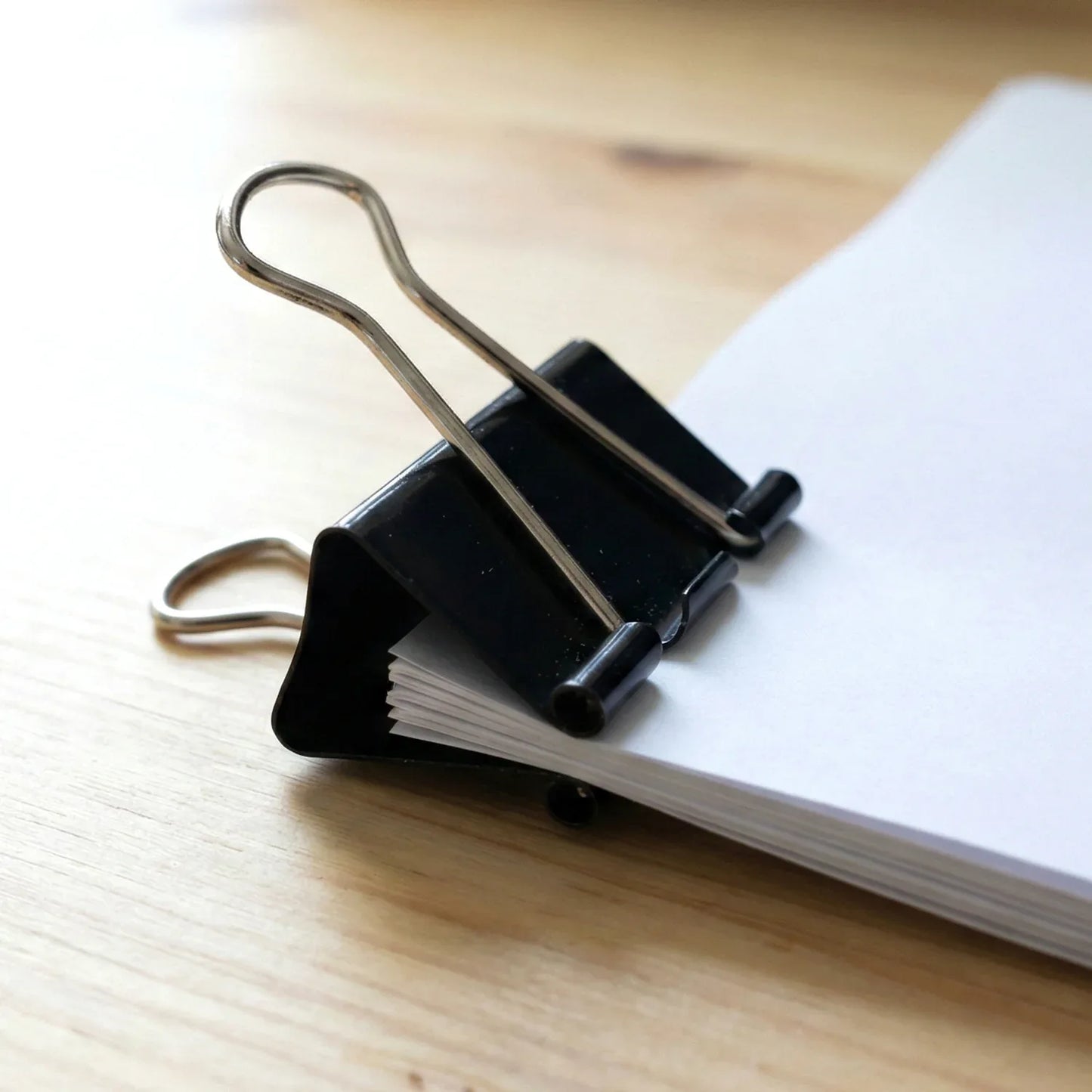 Heavy-duty Black Binder Clips Set (19 Mm 40 Pc) - Zidbik