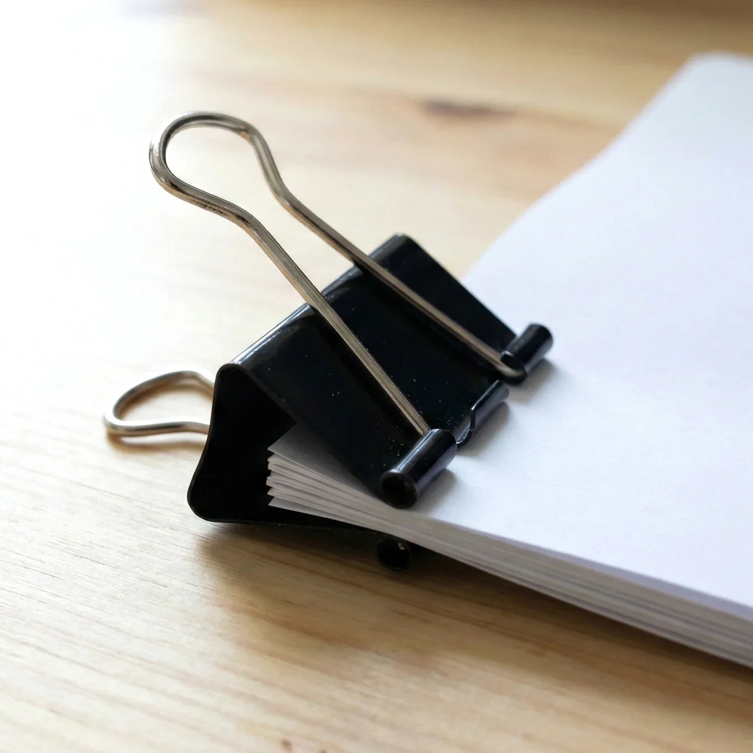 Heavy-duty Black Binder Clips Set (19 Mm 40 Pc) - Zidbik