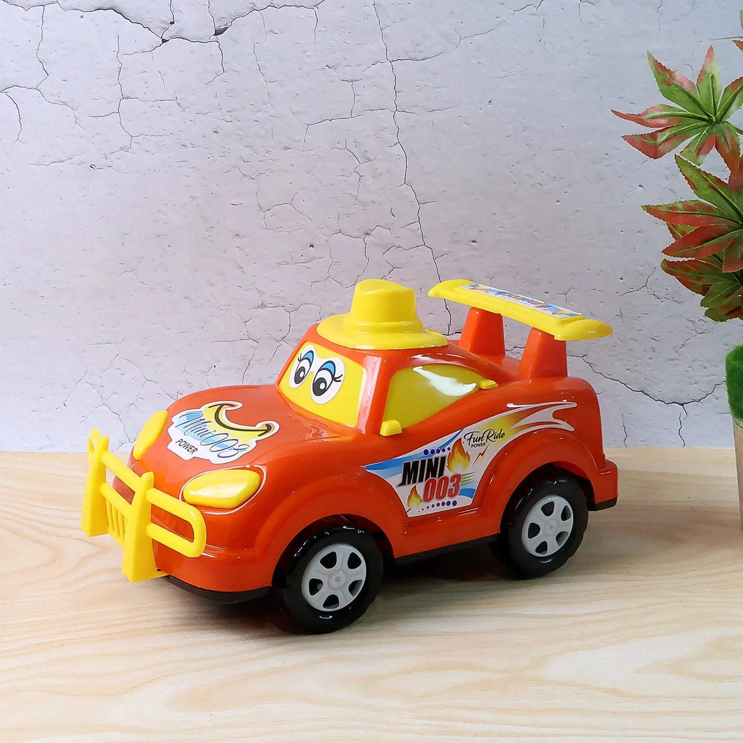 Funwoods Friction-powered Cartoon Racing Car Toy - (1 Pc) - Zidbik