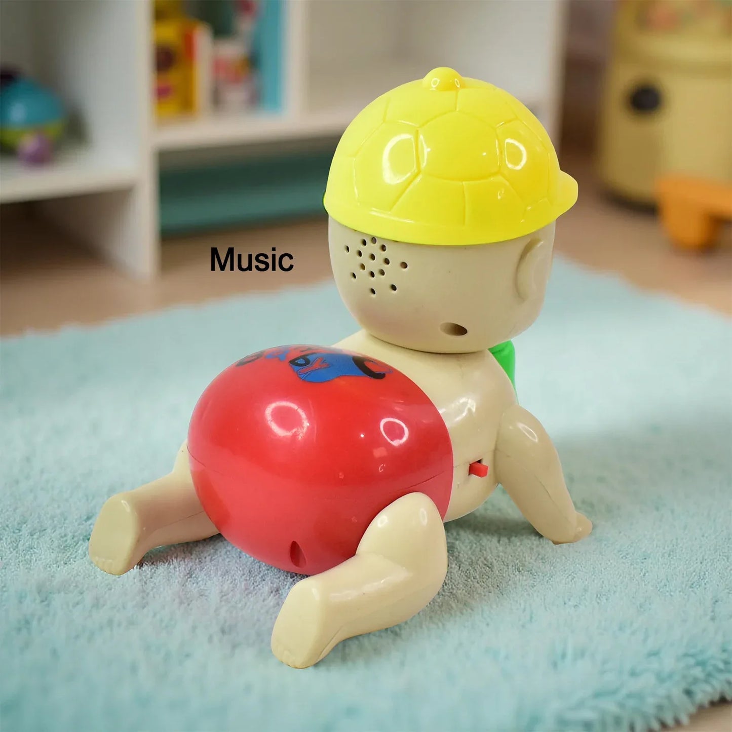 Battery Operated Crawling Baby Toy With Music - Zidbik