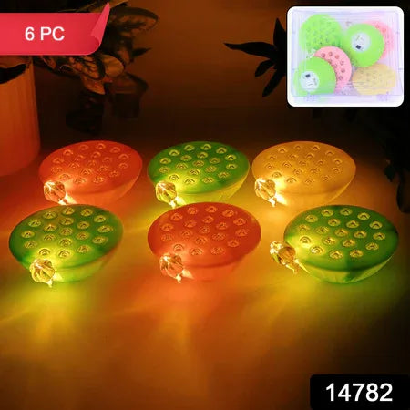 Set Of 6 Lotus Canopy Led Decorative Lamps - Zidbik