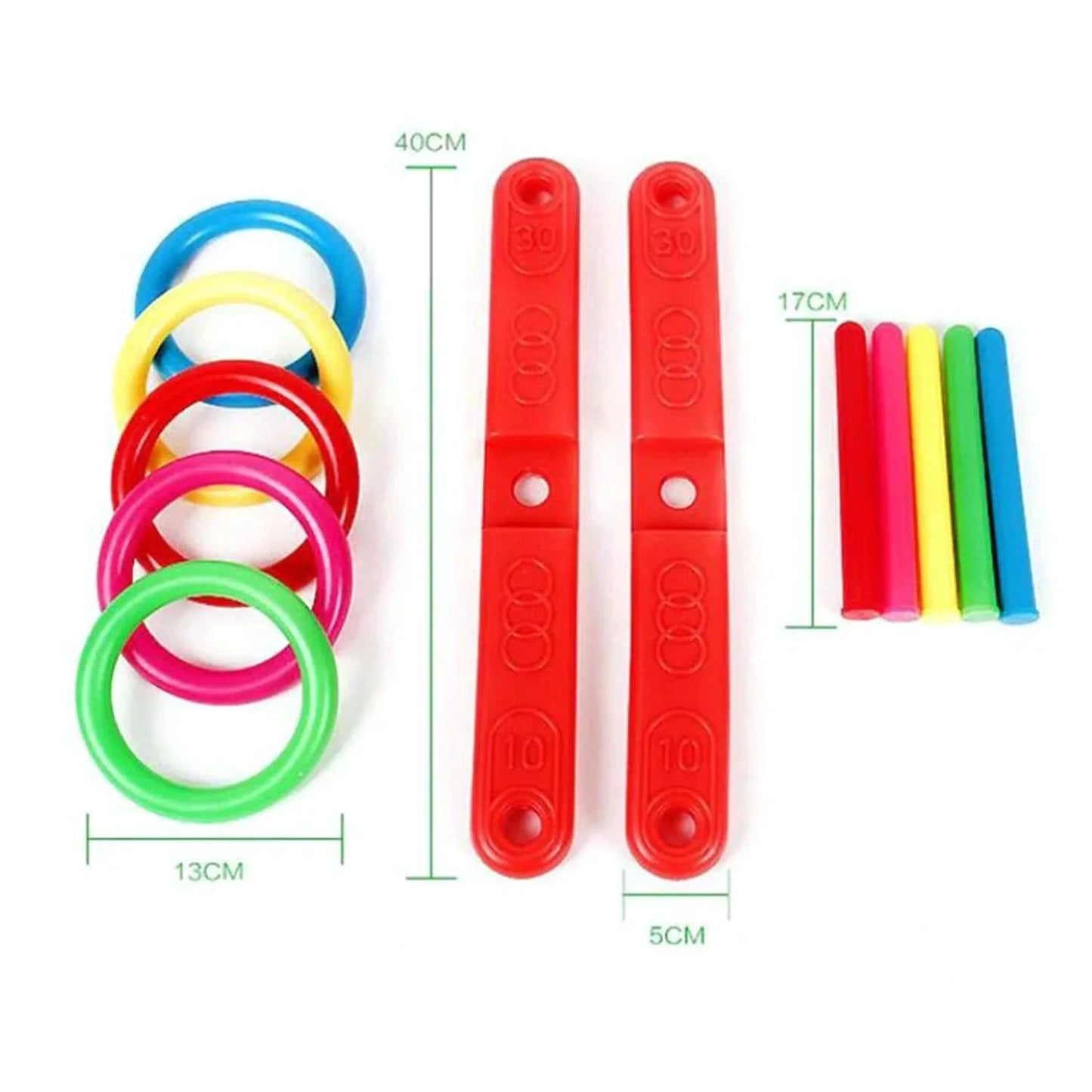 8078 13 Pc Ring Toss Game Widely Used By Childrens And Kids For Playing And Enjoying Purposes And All In All Kinds Of Household And Official Places Etc. - Zidbik