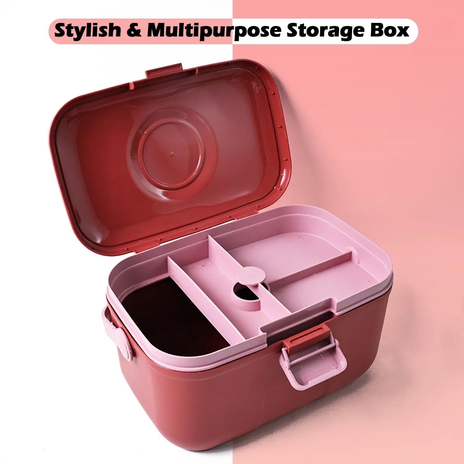 Supermom Multipurpose Storage Box With Handle (1 Pc) - Zidbik