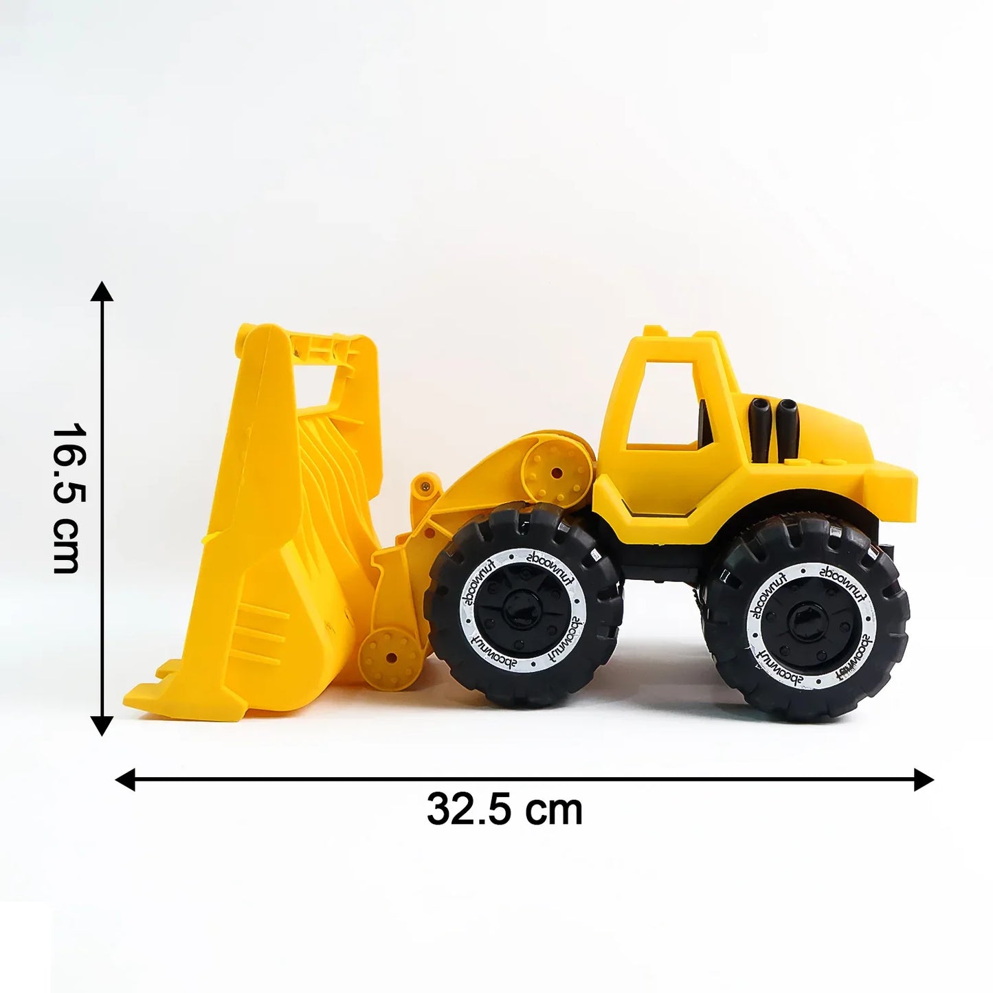 Funwoods Friction-powered Front Loader Bulldozer Toy - (1 Pc) - Zidbik