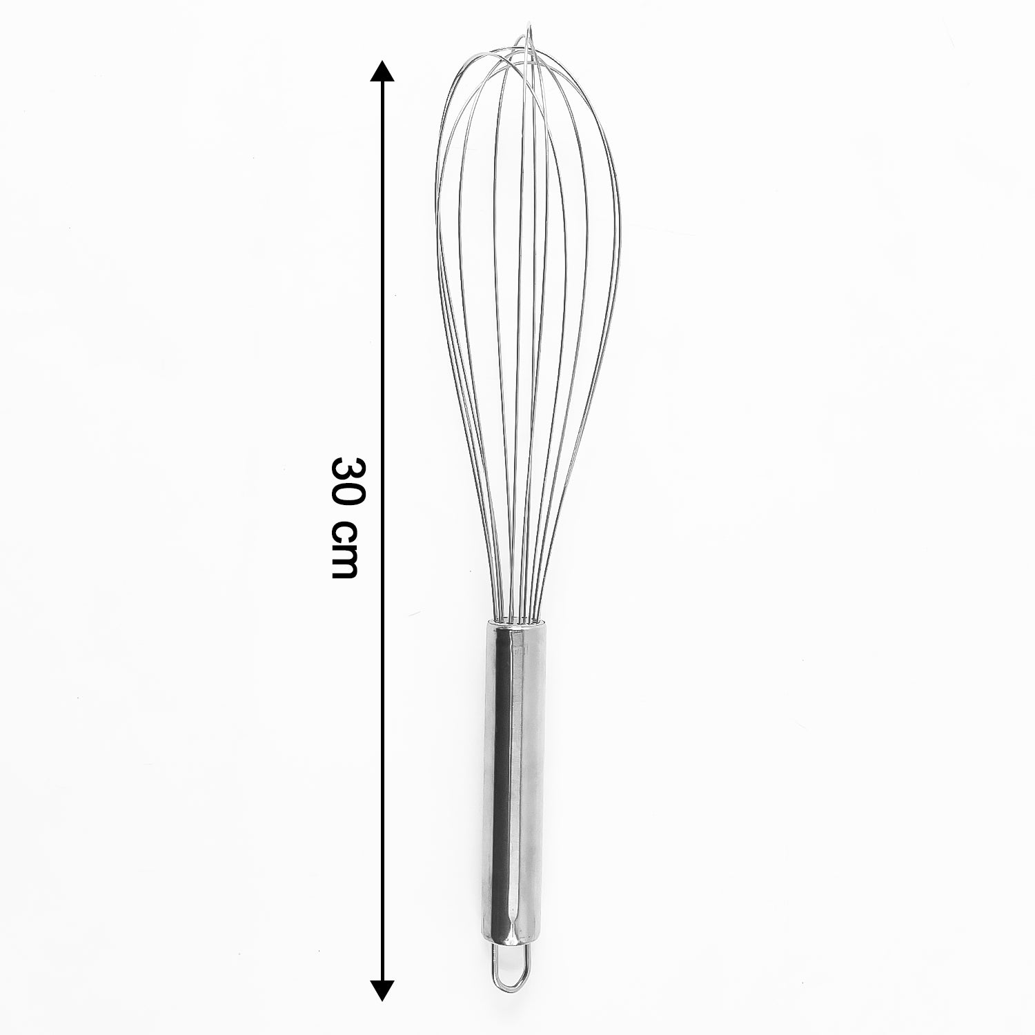 Large Stainless Steel Balloon Whisk  Heavy-duty Kitchen Tool (30cm  1 Pc) - Zidbik