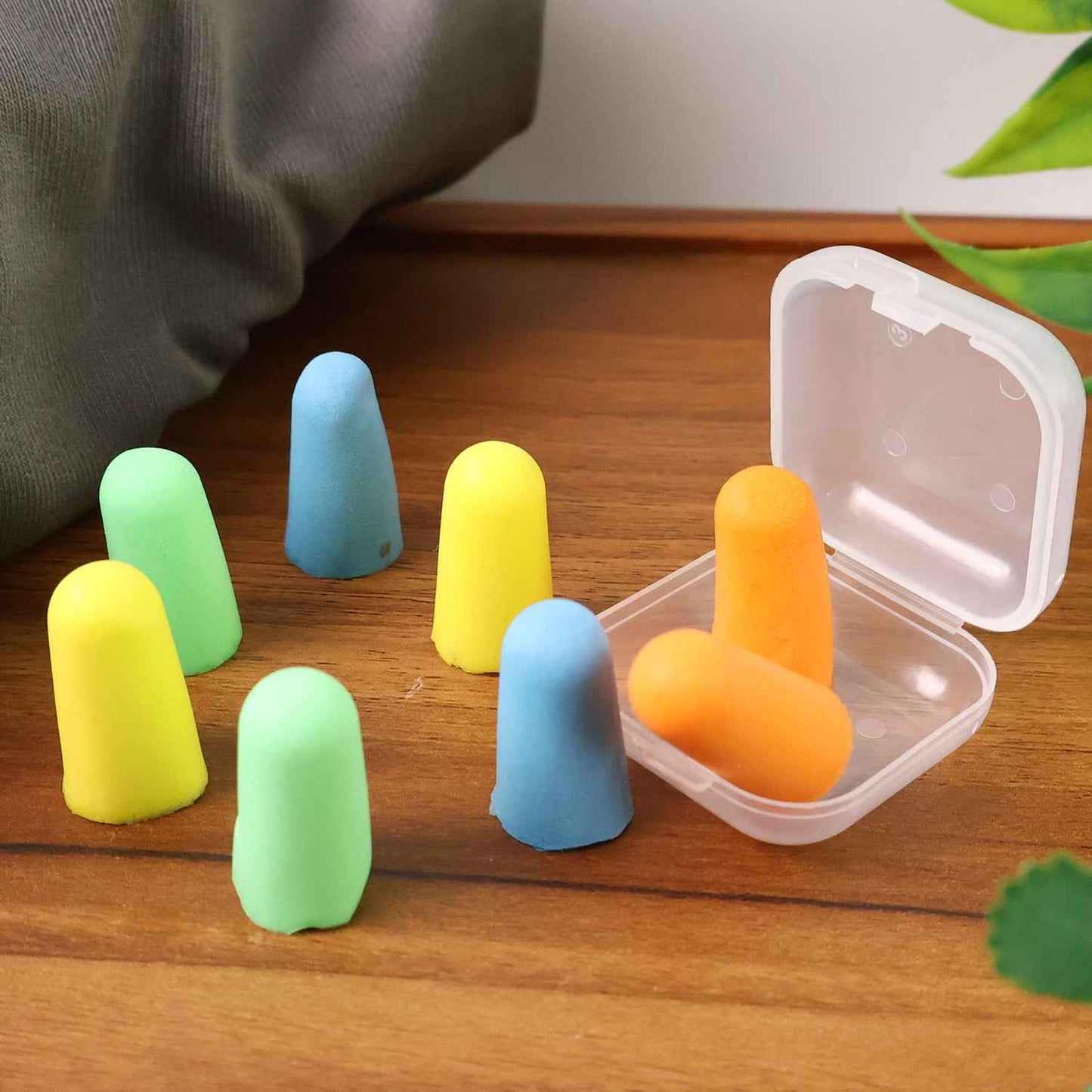 Soft Foam Earplugs - Noise-Cancelling Earplugs (4 Pairs)