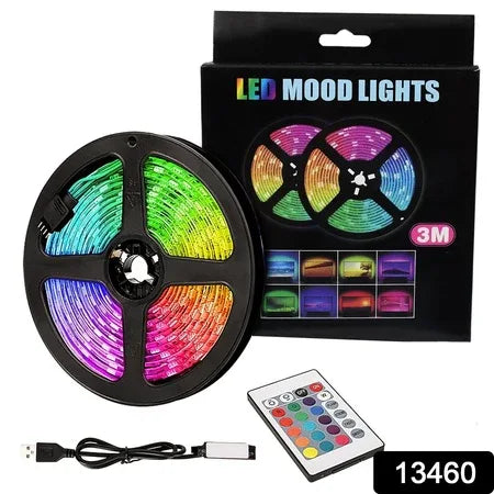 3m Rgb Led Strip Lights Led Mood Lights (1 Set) - Zidbik