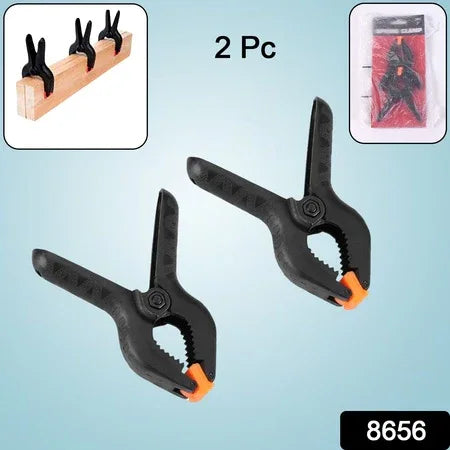 3 Inch Heavy Duty Clips Clamp Spring Clamps Clip Fixture (2 Pc Set) - Zidbik