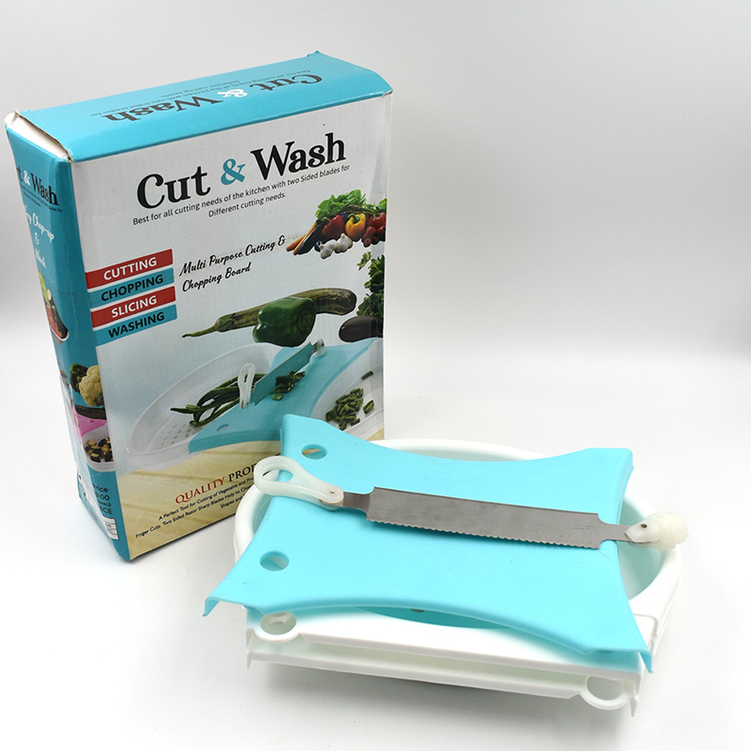 2693 Adjustable Cut N Wash Used In All Kinds Of Household And Kitchen Purposes For Cutting And Washing Simultaneously Of Vegetables And Fruits Etc. - Zidbik