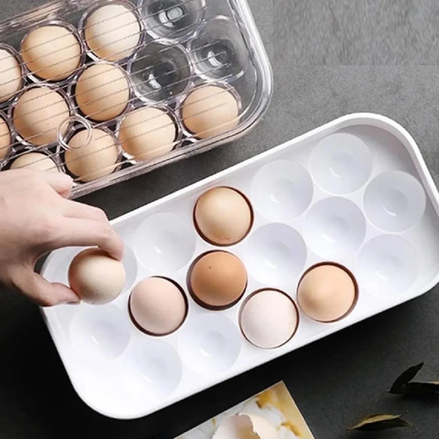 2794 12 Cavity Egg Storage Box For Holding And Placing Eggs Easily And Firmly. - Zidbik